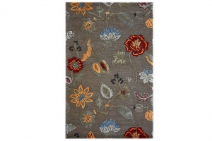 VloerkleedFlowershandgemaaktwolBakero