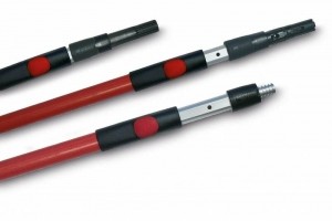 GoudhaantjeKlikTelescoopstokRood130-238Cm