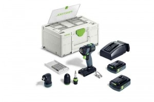 FestoolTXS18C30-Set18VLi-IonAccuSchroefboormachineInclBitset2x30AhInSystainer-40Nm