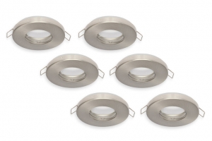 InbouwspotRondWaterdichtIP44Satijn6-Pack