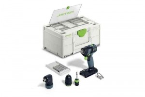 FestoolTXS18-Basic-Set18VLi-IonAccuSchroefboormachineBodyInclBitsetInSystainer-40Nm