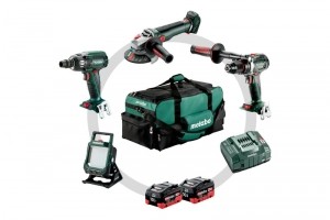 MetaboComboSet43218VLiHDAccuCombisetInTas2x100Ah