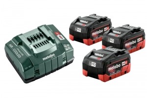 Metabo68507400018VLiHDAccuStarterset3x55AhLader