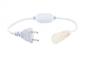 LEDNeonFlexEnkelkleurControllerAansluitstekkerRond