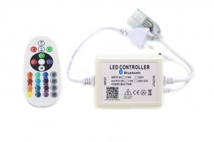 LEDNeonFlexRGBBluetoothControllerAansluitstekkerMetAfstandsbediening