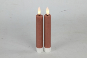 Dinerkaarsdia22cmLEDLyonSs2rozeCountryfield-Countryfield