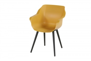 StoelStudioArmchairzittingcurryyellowframecarbonblack1stukHartmanSophie-Sophie