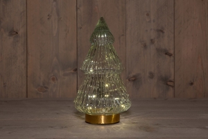 BOTTreeGlass15X285cmClearWithGoldenBase10LedkerstverlichtingAnnasCollection-Annascollection