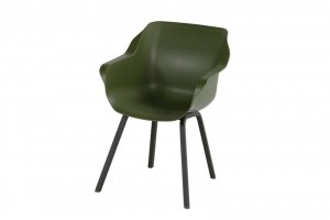 StoelElementArmchairzittingmossgreenframecarbonblack1stukHartmanSophie-Sophie