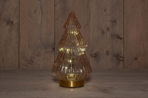 BOTTreeGlass15X285cmPinkWithGoldenBase10LedkerstverlichtingAnnasCollection-Annascollection