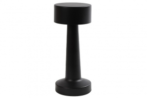 TafellampledLampametaalro9x9x21cmzwart1stuk-Decostar