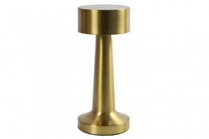 TafellampledLampametaalro9x9x21cmgoud1stuk-Decostar