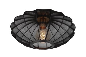LucideCORINA-Plafonnire-40cm-1xE27-Zwart