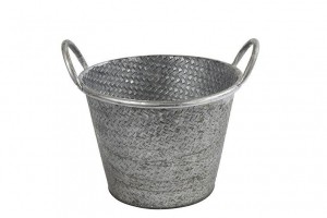 PlantenbakZivametaalro26x22x21cmzink1stuk-Decostar