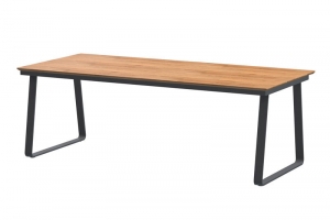 KonosTafelframeAntracitemetTeakTafelblad220x95cm-4so