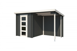 BlokhutmetoverkappingJelle370x175CarbonGrey-Wit-Outdoorlife