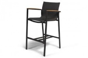FoxxBarstoelTeakCharcoal-Tierraoutdoor