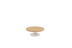 Voltateaksalontafelcentralepootwit80cmdiaH30cm4SO-4so