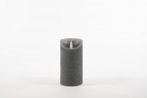 RusticWaxCandleMovingFlame75X15CmGrey3XAaa-Annascollection