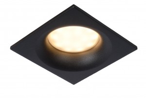 LucideZIVA-InbouwspotBadkamer-1xGU10-IP44-Zwart
