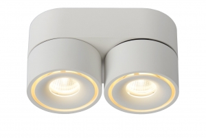 LucideYUMIKO-Plafondspot-78cm-LEDDimb-2x10W2700K-Wit