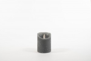 RusticWaxCandleMovingFlame75X10CmGrey3XAaa-Annascollection