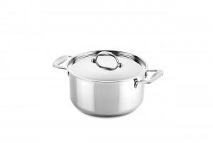 Casserole2handles20cmGlamourStoneStainlessSteel