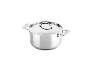 Casserole2handles20cmGlamourStoneStainlessSteel