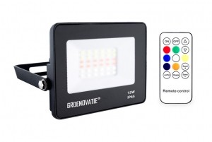 LEDBreedstraler15WWaterdichtIP65RGB