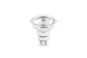 GU10LEDSpotCOBGlas5WWarmWit830Dimbaar