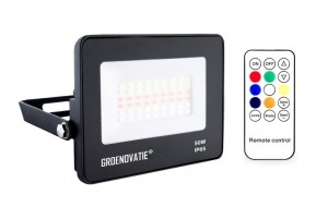 LEDBreedstraler50WWaterdichtIP65RGB