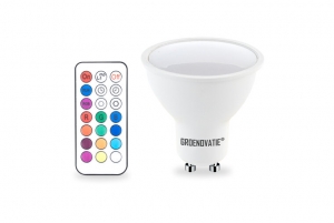 GU10LEDSpot3WRGBDimbaarInclAfstandsbediening