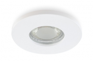 InbouwspotRondVastWaterdichtIP44GU10FittingMatWit