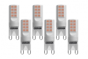 OsramParathomG9LEDSteeklamp26-28WWarmWit6-Pack