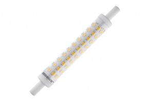 R7SLEDLamp10WWarmWit118mm360Dimbaar