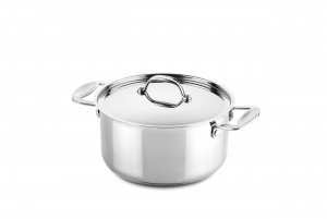 Casserole2handles22cmGlamourStoneStainlessSteel