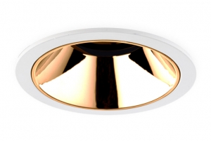 LEDInbouwspot15WCREERond108mmKantelbaarDimbaarWitKoperWarmWit