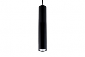 DesignTubeModerneHanglamp3WWarmWit40x500mmMatZwart