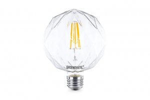E27LEDFilamentBriljant8WWarmWitDimbaar