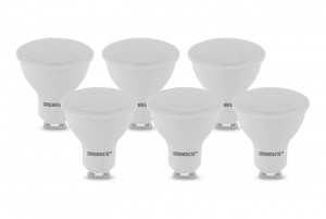 GU10LEDSpotSMD35WWarmWit6-Pack