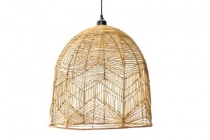 RotanRietenHanglampXXLHandgemaaktNaturel60cm