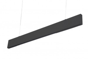 LEDLinearHangarmatuur20W90cmMatZwartWarmWit