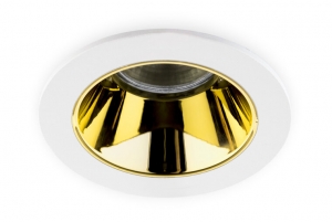 InbouwspotRondKantelbaar85mmWitGoud