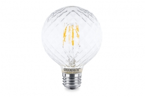 E27LEDFilamentPineGlobelamp4WWarmWitDimbaar