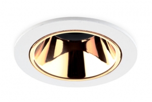 LEDInbouwspot7WCREERond64mmKantelbaarDimbaarWitKoperWarmWit