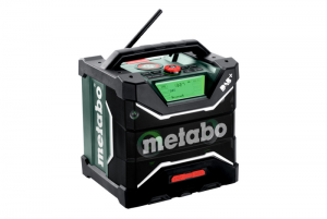 MetaboRC12-18BTDAB12V18VLi-ionAccuBouwradioMetBluetooth-WerktOpNetstroomAccu