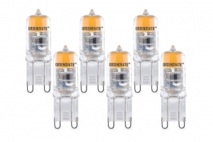 G9LEDLamp2WCOBWarmWitDimbaar6-Pack
