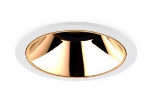 LEDInbouwspot10WCREERond84mmKantelbaarDimbaarWitKoperWarmWit