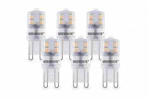 G9LEDLamp2WExtraKleinWarmWit6-Pack