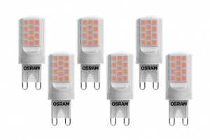OsramParathomG9LEDSteeklamp42-37WWarmWit6-Pack